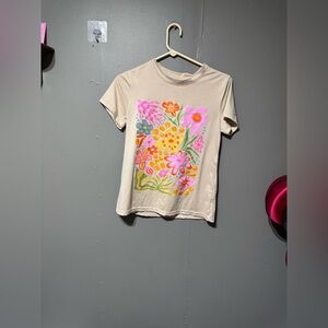 SHEIN Beige Casual T-Shirt